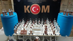 İzmir polisinden kaçak içki operasyonu