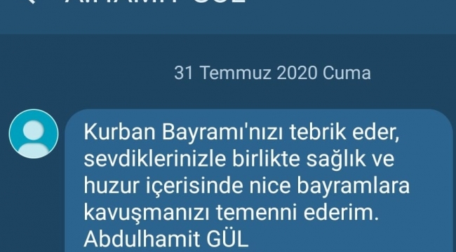 Adalet Bakanı Gül'den bayram mesajı