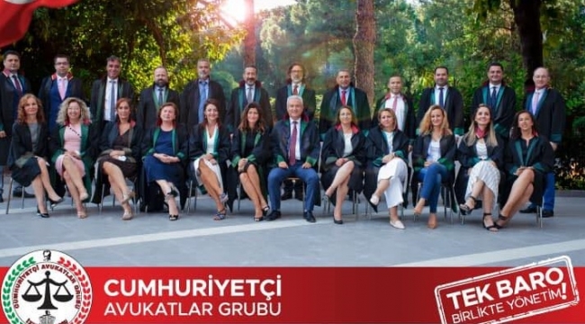 Cumhuriyetçi Avukatlar Gurubu Başkanı Mustafa Çetin ekibini paylaştı destek istedi