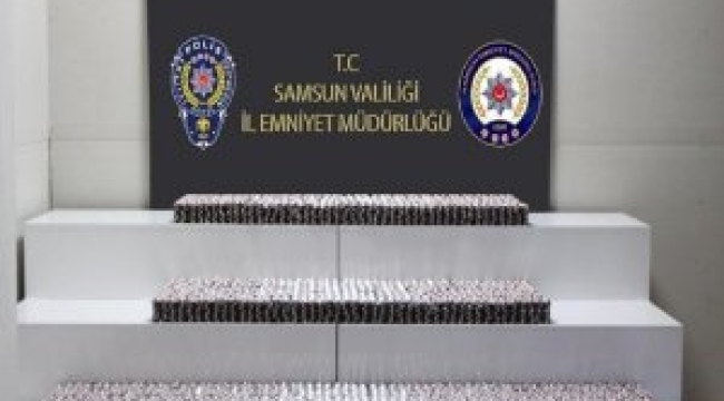3 Gözaltı:'Samsun'da 55 bin 972 kapsül sentetik ecza ele geçirildi'