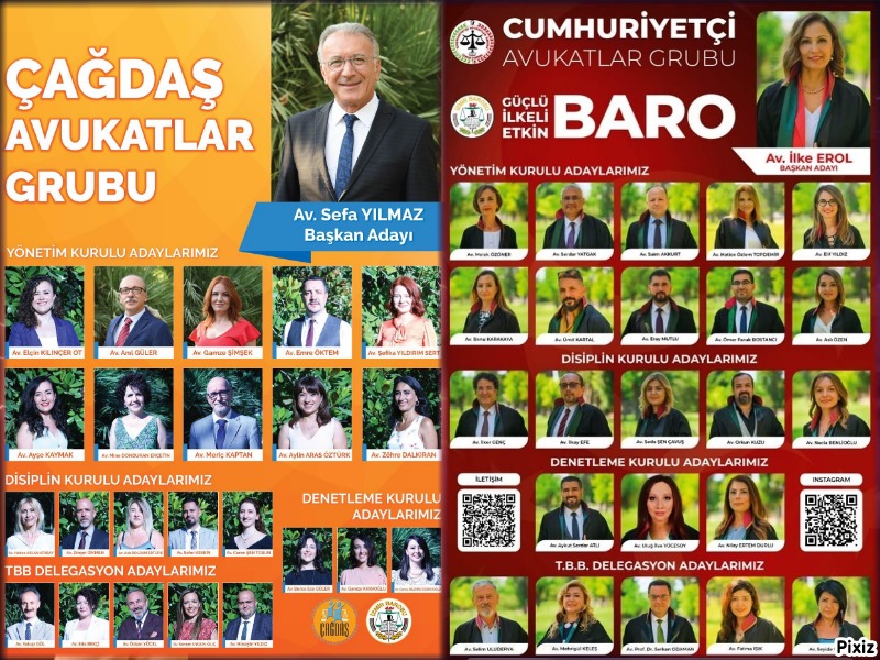 İZMİR BARO BAŞKANLIĞI SEÇİMLERİNDE SON VİRAJ