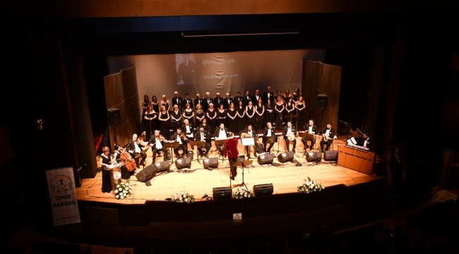 İzmir Barosu Türk Müziği Korosundan muhteşem konser