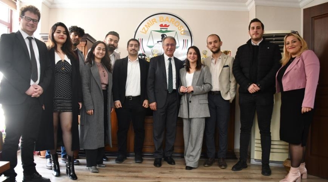 Yeni seçilen Genç Avukatlar Meclisi Baro Başkanı Sefa Yılmaz'ı ziyaret etti