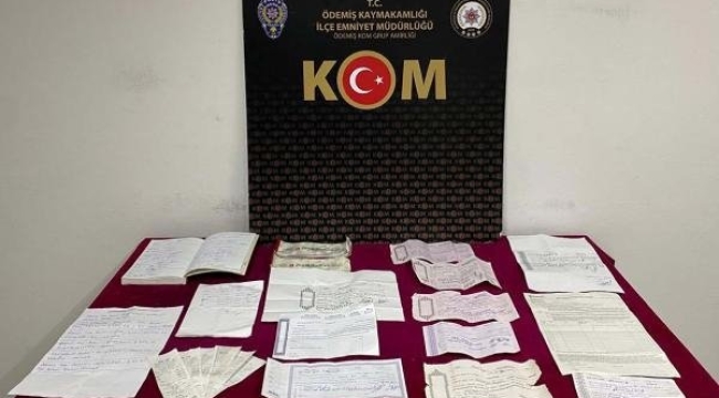 İzmir'de tefecilik operasyonu: 6 gözaltı