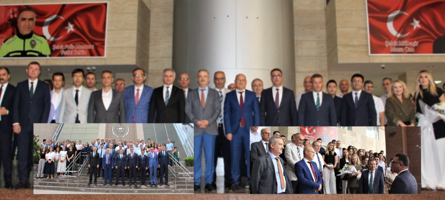 YENİ GÖREV YERİ DENİZLİ:'İZMİR BAŞSAVCIVEKİLİ MUSTAFA BALIK TÖRENLE UĞURLANDI'