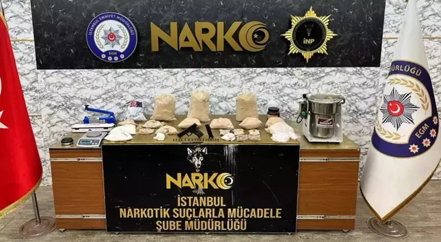 Otomobil lastiğinde uyuşturucu