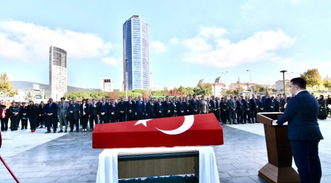 YAŞAMINI YİTİREN CUMHURİYET SAVCISI İÇİN TÖREN DÜZENLENDİ