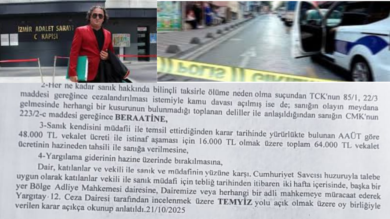AVUKAT ÖZKAN YILDIRIM SAVUNDU:İZMİR'DE BİR KİŞİNİN ÖLDÜĞÜ OLAYDA POLİS BERAAT ETTİ