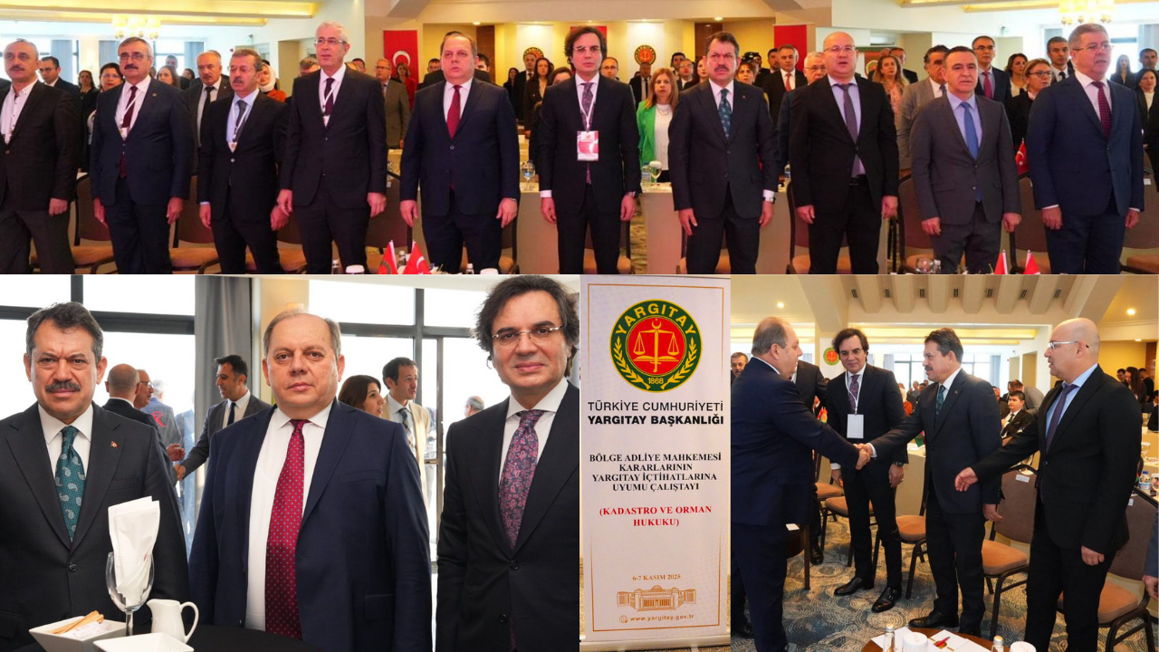 Yargıtay Başkanlığı ve İzmir Cumhuriyet Başsavcılığı koordinasyonunda düzenlenen kadastro ve orman hukuku konulu çalıştay yapıldı